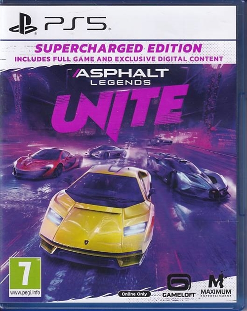 Asphalt Legends Unite Supercharged Edition - PS5 (A Grade) (Genbrug)
